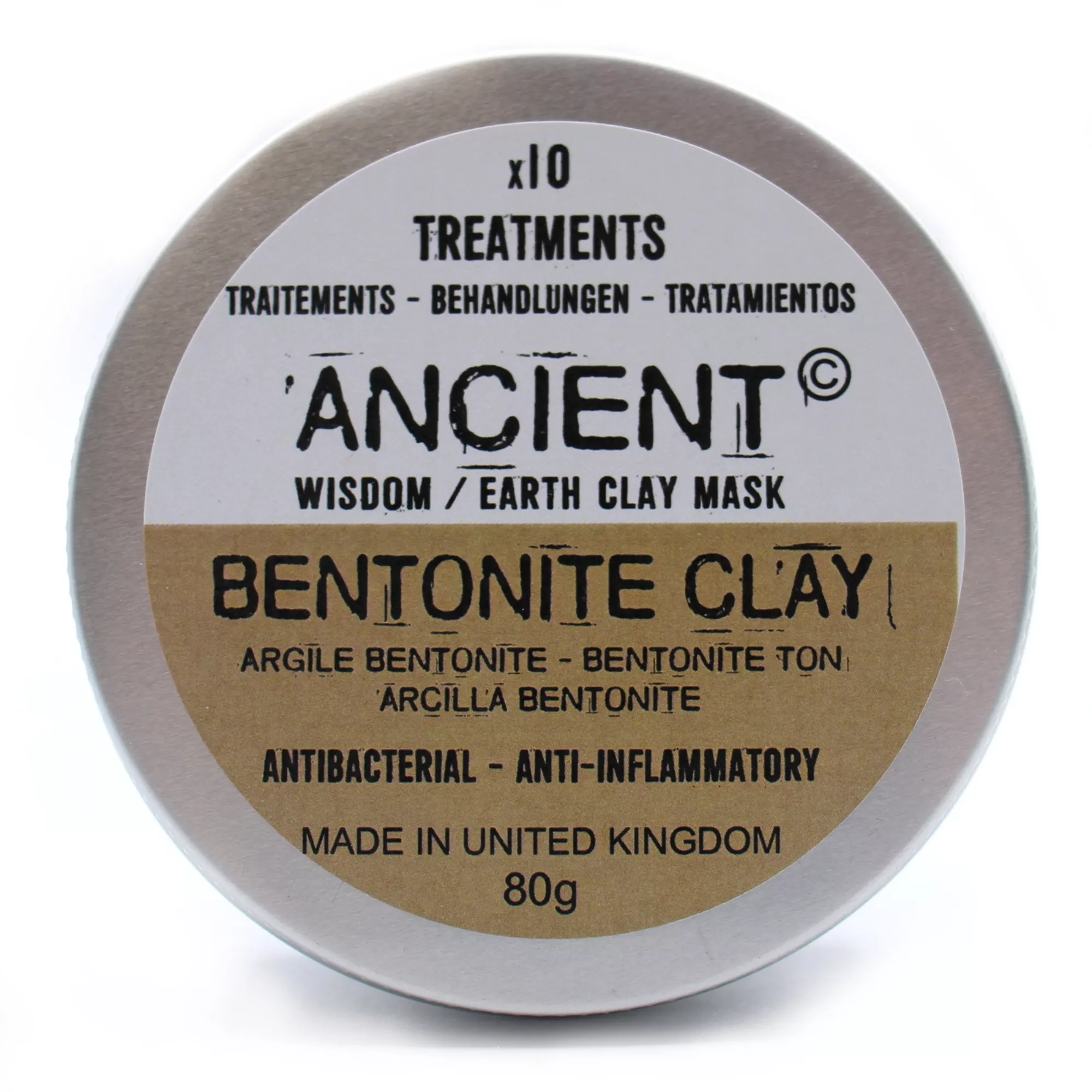 Bentonit-Tiefenton 80g - Porenreinigende Maske