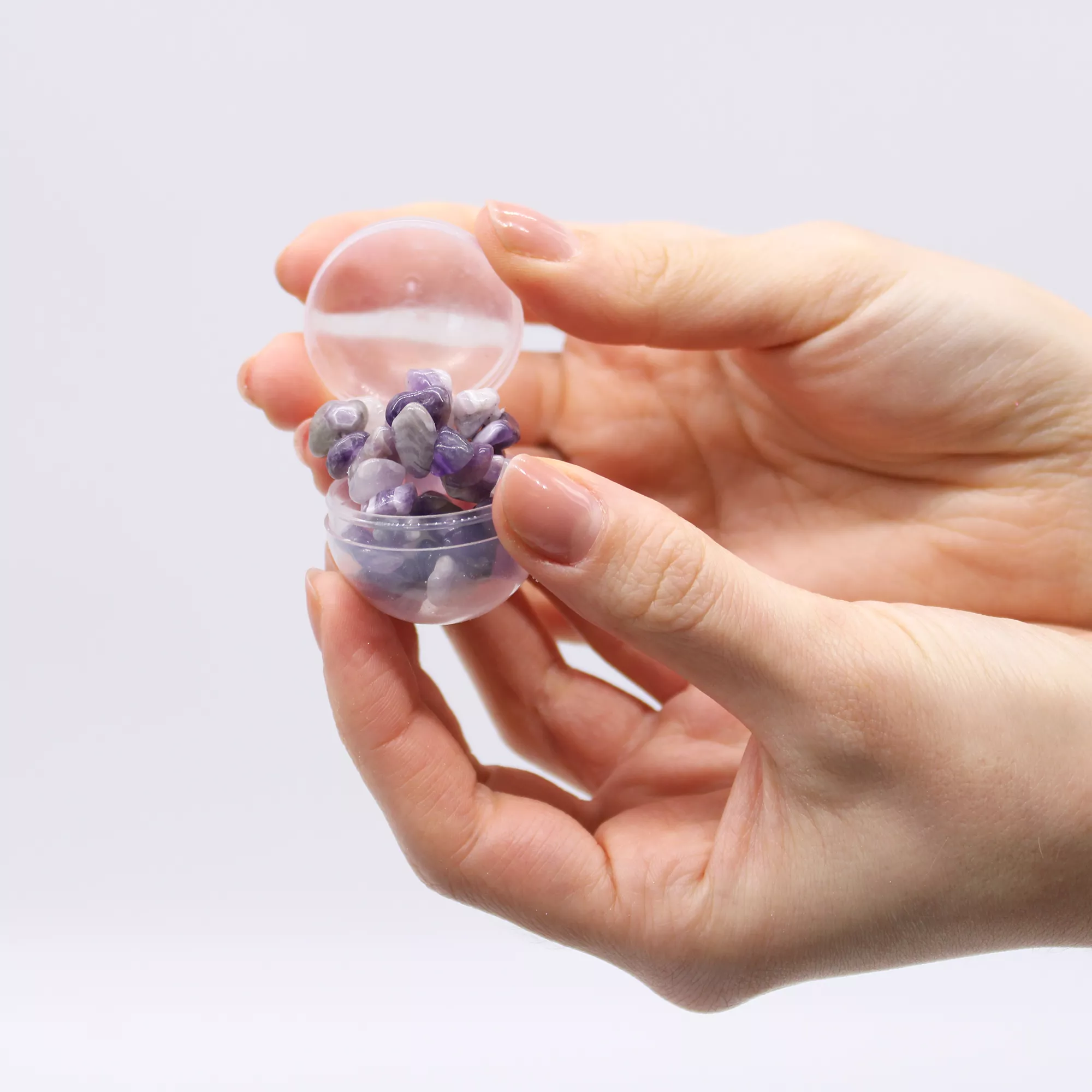 Amethyst Lavendel-Teebaum - Badebombe mit Edelsteinarmband
