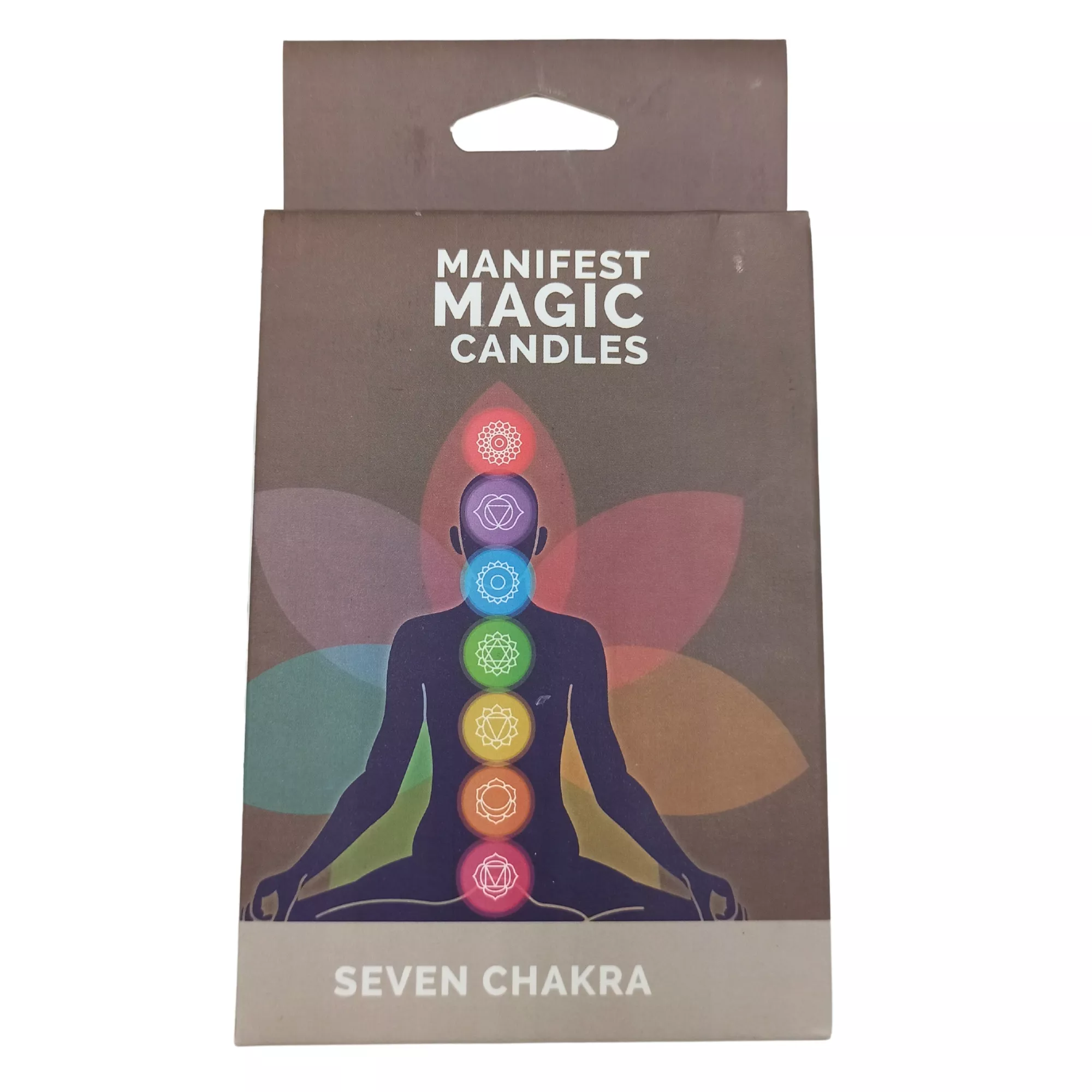 Sieben Chakren (7 Stk) - Energiekerzen-Set