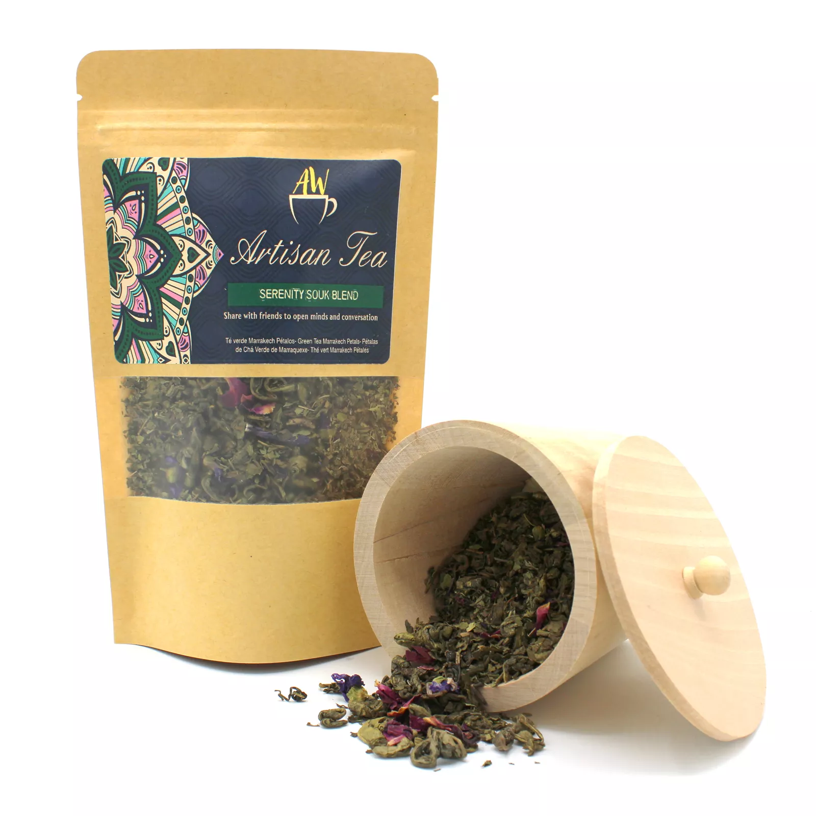 Marrakesch Gunpowder - Grüntee-Minze-Blüten