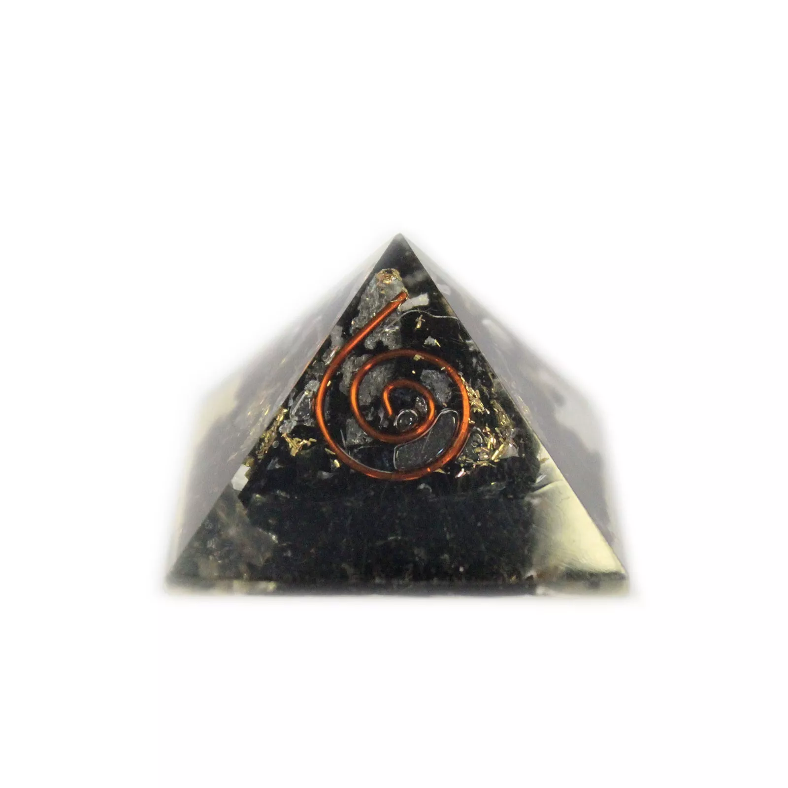 Mini-Pyramide 2,5cm - Edelstein-Chip-Orgonit