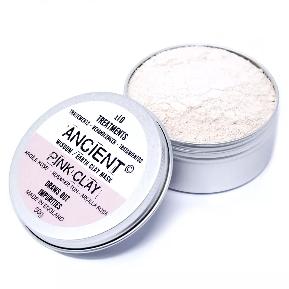 Rosé-Kaolin-Ton 75g - Sanfte Tonpulver-Maske