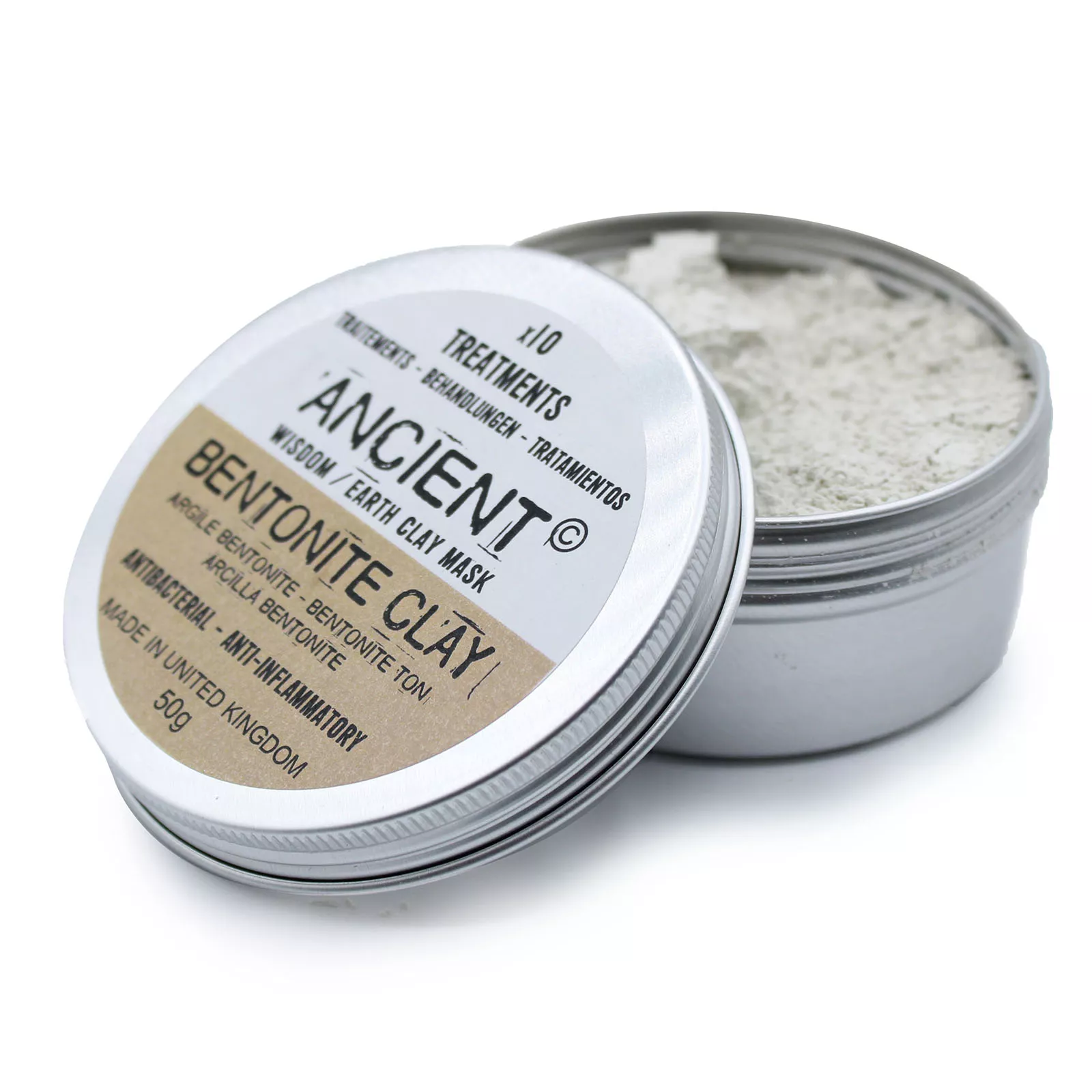 Bentonit-Tiefenton 80g - Porenreinigende Maske