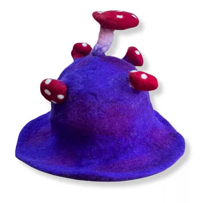 Sehr Violett - Filz-Pilzhut
