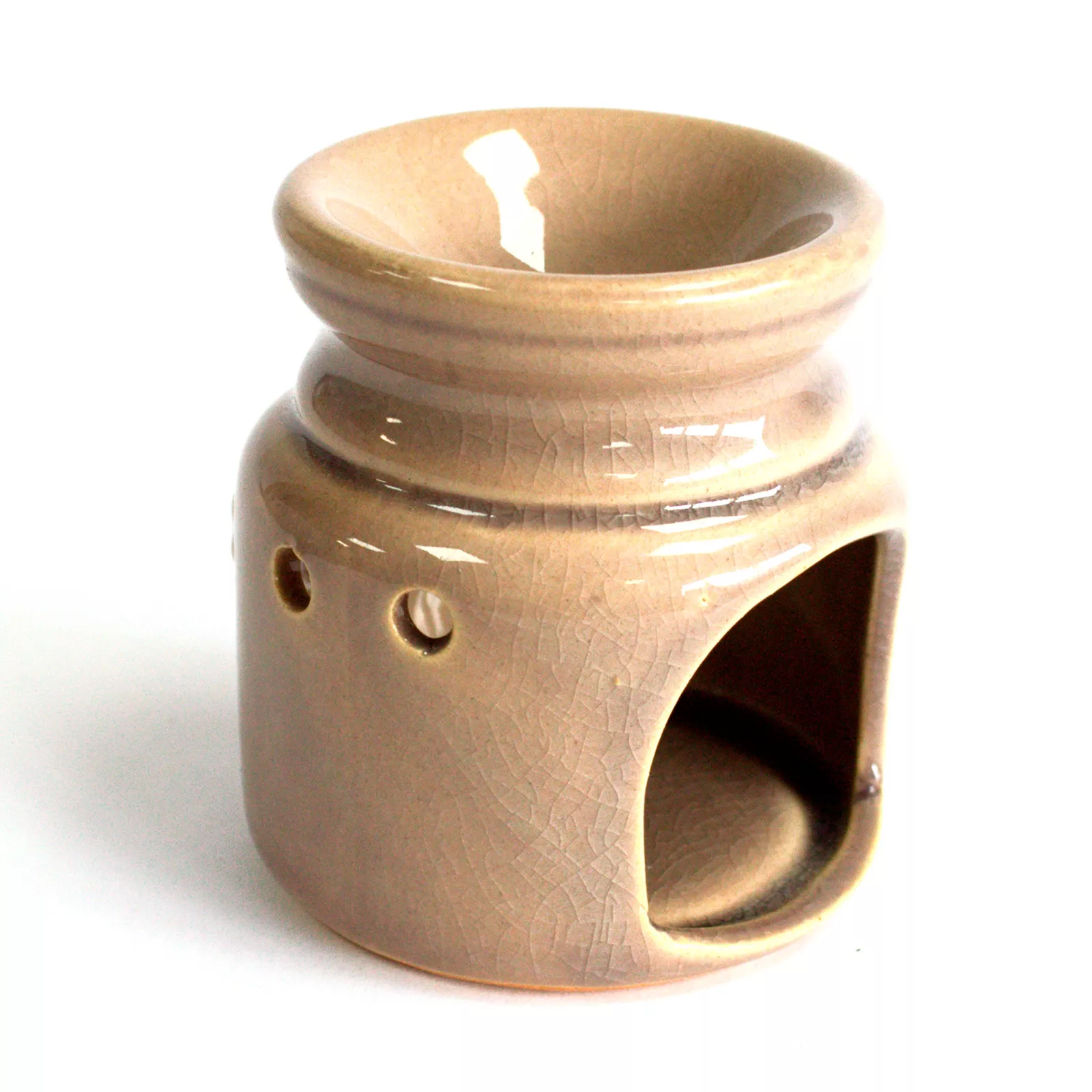 Grau 7x7x7cm - Keramik-Duftlampe