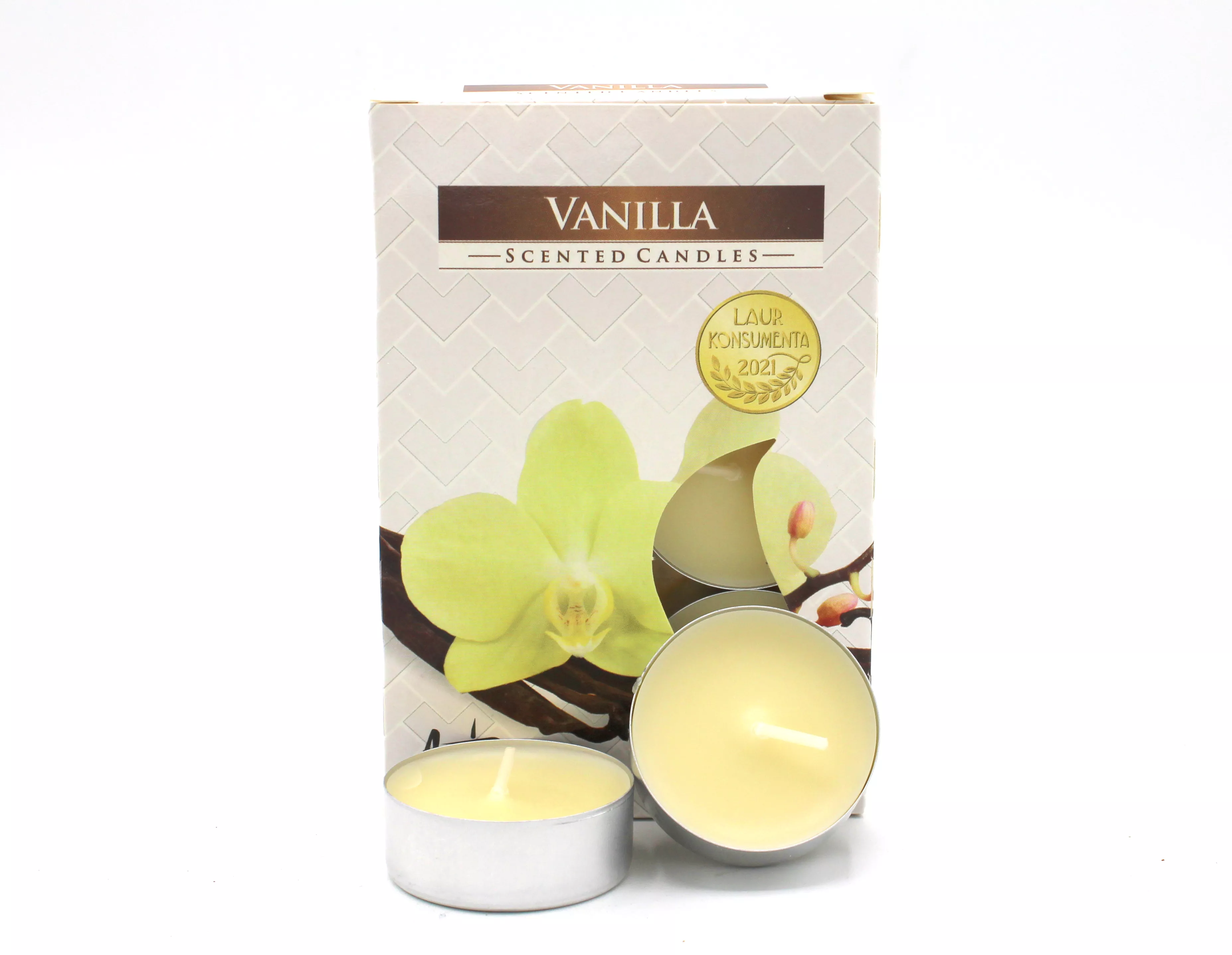 Vanille-Träume (6 Stk) - Duft-Teelichter