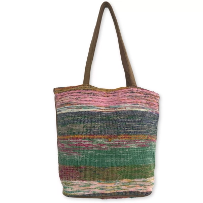 Abendliche Farbtöne 45x35x15cm - Recycelte Teppichtasche