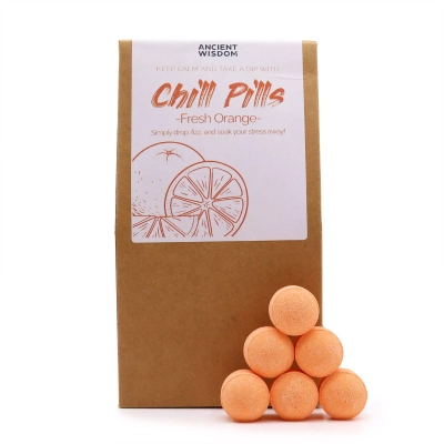 Orange (30 Stk) - Mini-Badebomben Geschenkset
