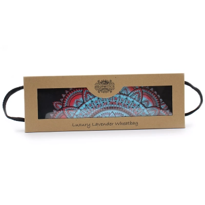 Lavendel-Wärmekissen Mandala - Premium-Geschenkset