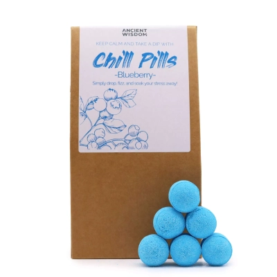 Blaubeere (30 Stk) - Mini-Badebomben Geschenkset