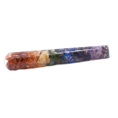 Chakra-Kupfer-Energiewand 14cm - Orgonit-Harmonieobjekt