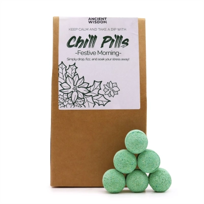 Festlicher Morgentau (30 Stk) - Mini-Badebomben Geschenkset