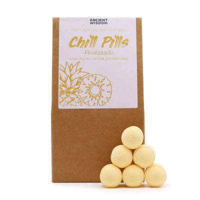 Piña Colada (30 Stk) - Mini-Badebomben Geschenkset