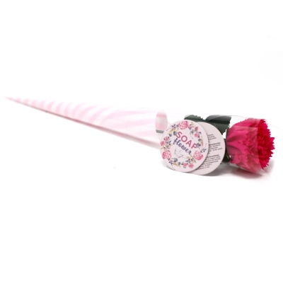 Seifenblume Nelke (Klein) - Handgefertigte Glycerinseife