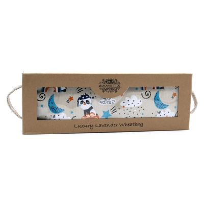 Lavendel-Weizenkissen Sleepy Panda - Premium-Geschenkset